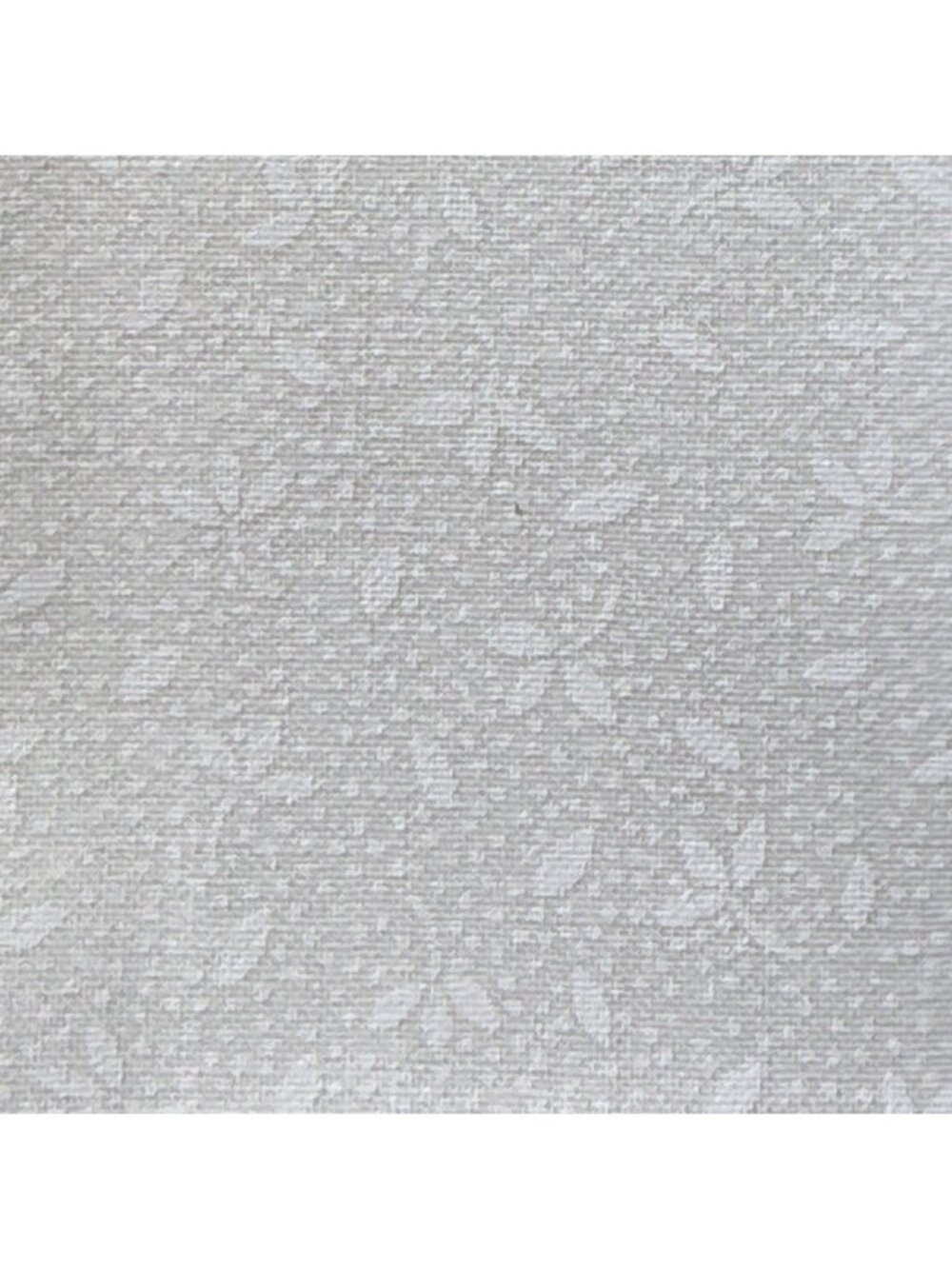 White Cotton Fabric Floral Pattern 20" x 44" Crafts Quilting DIY Projects